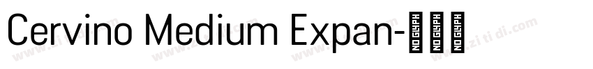 Cervino Medium Expan字体转换